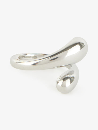 Bague style gouttes entralacées - Argent - 2