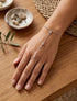 Chaîne de main à zircons blancs - Argent - 1