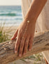 Chaîne de main coquillage et zircon blanc - Or - 1