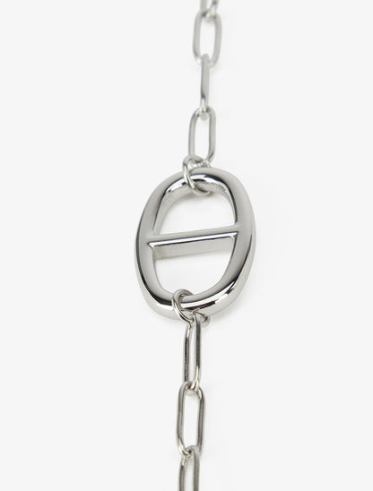 Sautoir à grands maillons marins - Argent - 3