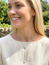 Collier fin en Y à étoiles strassées - Argent - 1