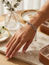 Bracelet maillons marins ornés de zircons blancs - Argent - 1