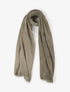 Echarpe unie à bords effilochés - Taupe - 1