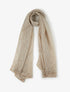 Foulard transparent à motif floral - Beige - 1