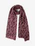 Foulard à imprimé baies irisées - Bordeaux - 1