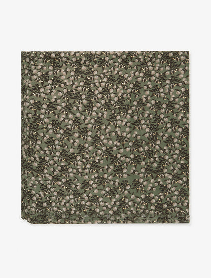 Foulard à imprimé baies irisées - Kaki - 2
