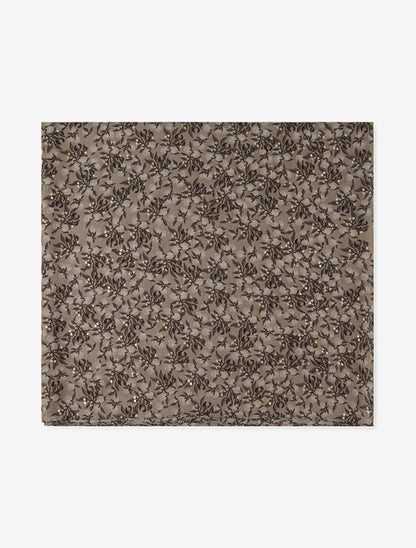 Foulard à imprimé baies irisées - Taupe - 2