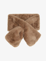 Echarpe en fausse fourrure - Taupe - 4