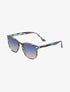 Lunettes de soleil wayfarer rondes - Bleu - 1