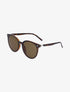 Lunettes clubmaster effet miroir - Camel - 2