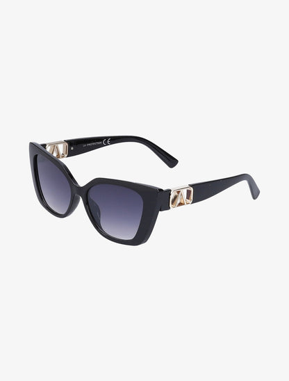 Lunettes de soleil papillon - Noir - 1
