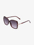 Lunettes de soleil carrées oversize - Mauve - 1