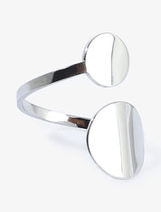 Bague à double cercles - Argent - 1