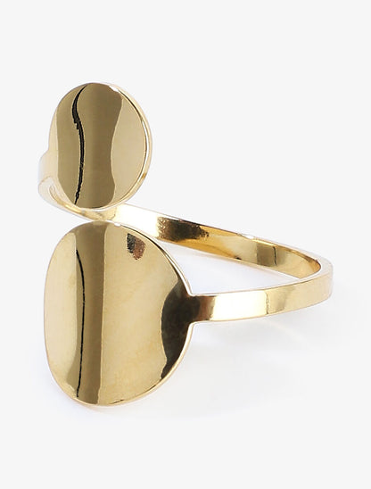 Bague à double cercles - Or - 2