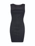 Robe stretch dos nu - Noir - 1