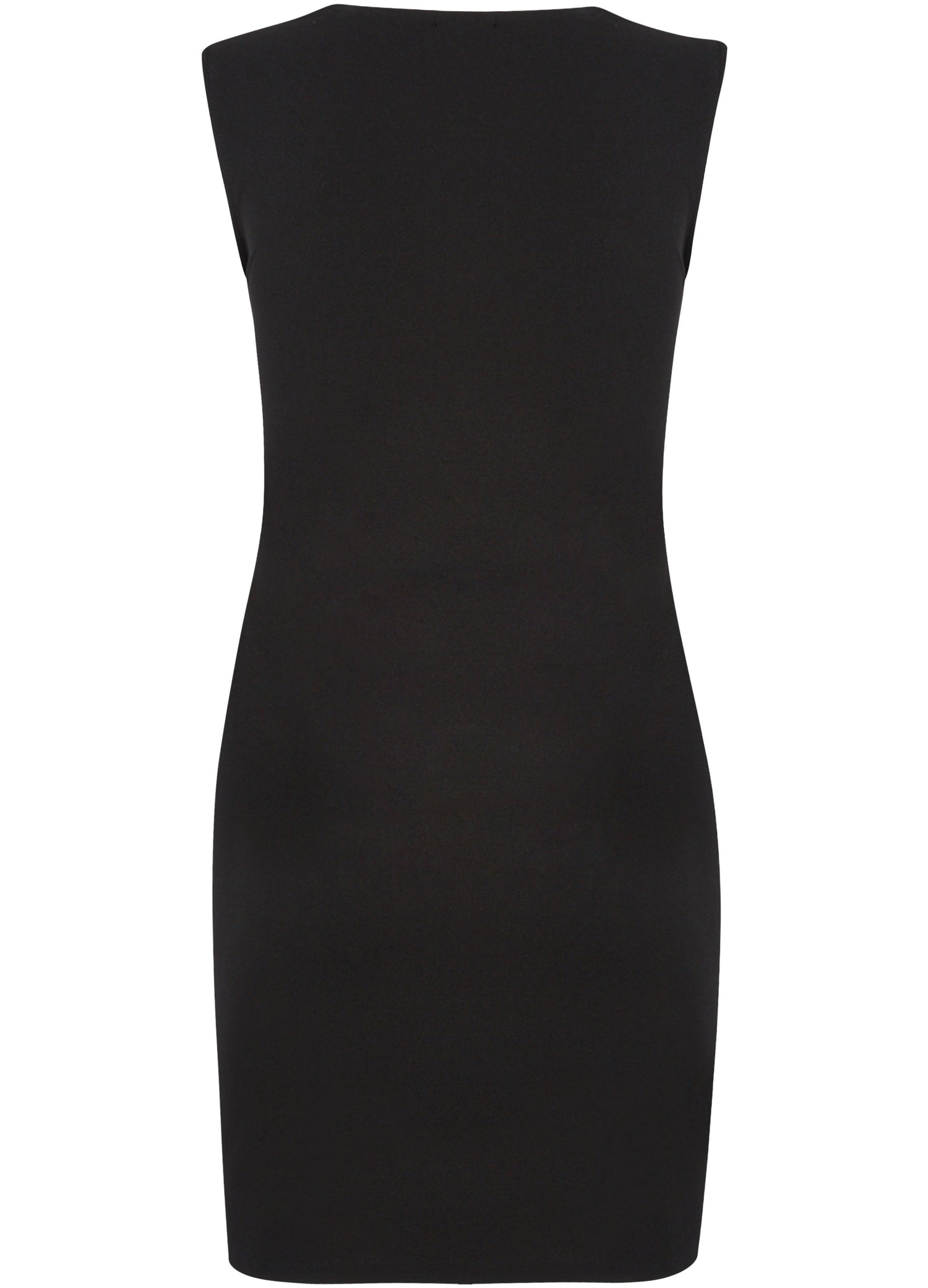 Robe à zips en biais - Noir - 2