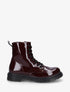 Bottines vernies à lacets - Bordeaux - 1