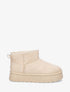 Bottines fourrées en suédine - Beige - 1