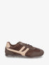 Sneakers unies en suédine - Marron - 1