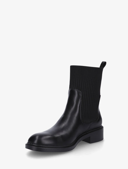 Bottines style chaussettes - Noir - 3