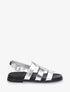 Nu-pieds style spartiates - Argent - 1