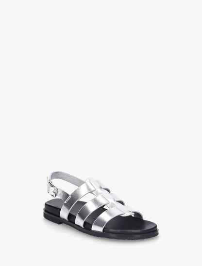 Nu-pieds style spartiates - Argent - 2