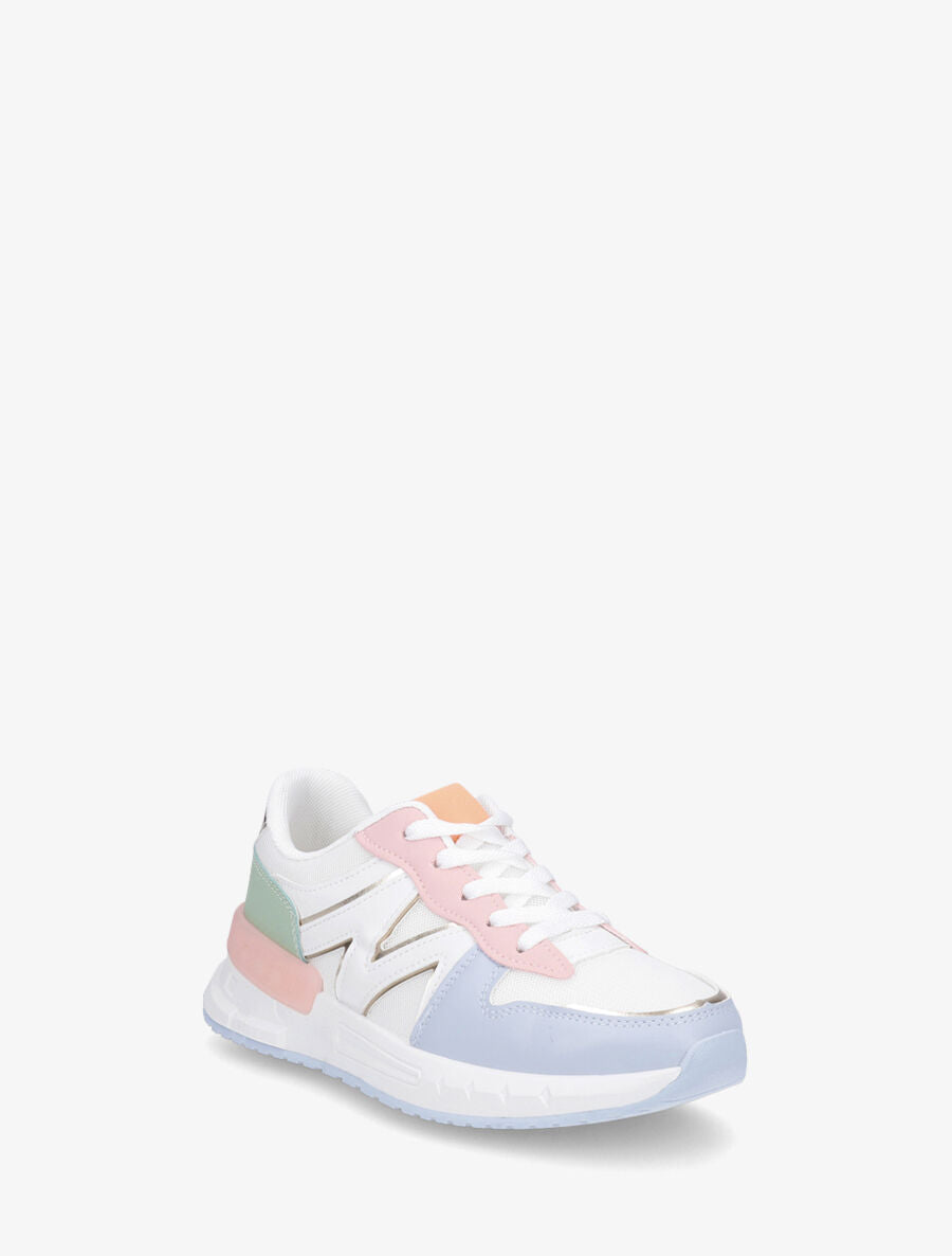 Baskets en toile et simili - Multi - 2