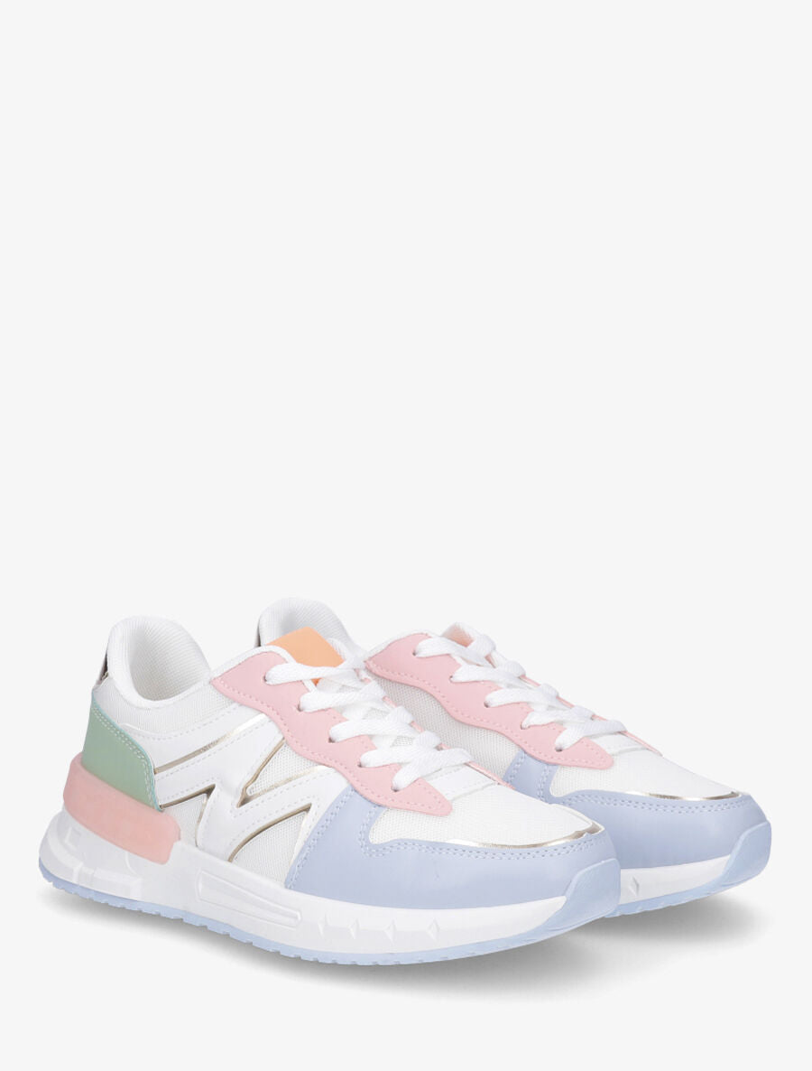 Baskets en toile et simili - Multi - 4