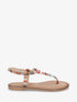 Nu-pieds effet tweed - Rouge - 5