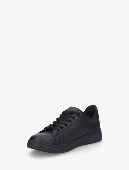Sneakers plates classiques - Noir - 3