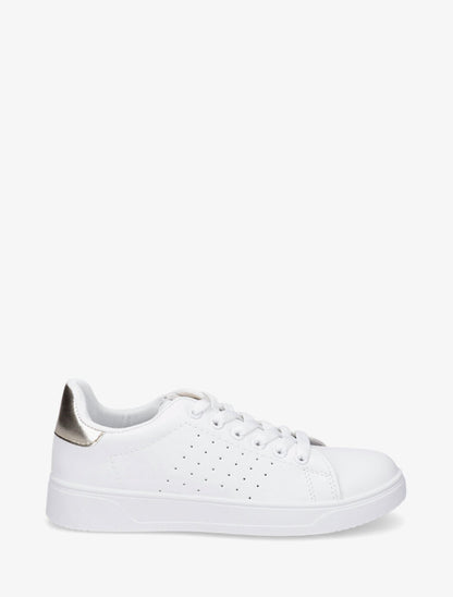 Sneakers plates classiques - Or - 5