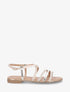 Nu-pieds multibrides tressées - Beige - 1