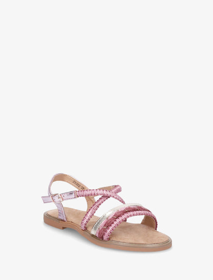 Nu-pieds à brides fantaisies - Fushia - 2