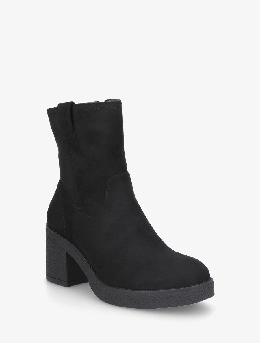 Bottines classiques en suédine - Noir - 2