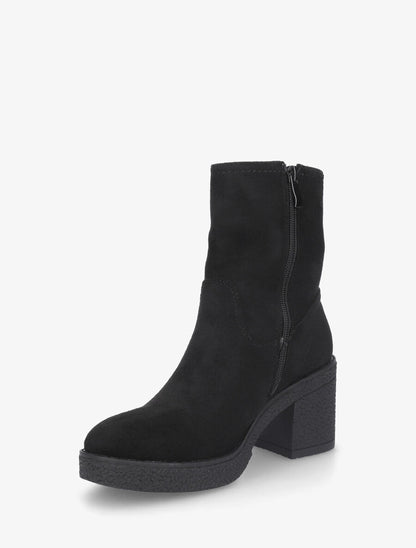 Bottines classiques en suédine - Noir - 3