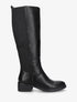 Bottes en simili élastiquées - Noir - 5