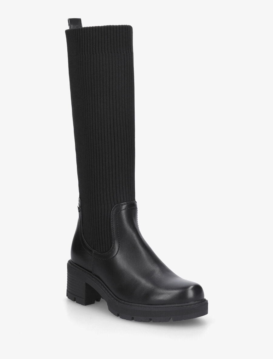 Bottes style chaussettes - Noir - 2