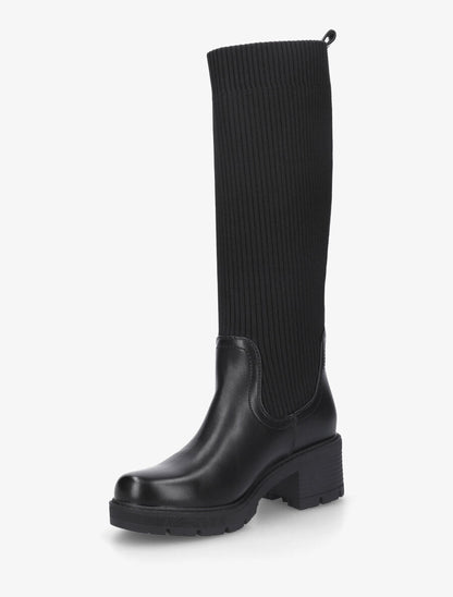 Bottes style chaussettes - Noir - 3