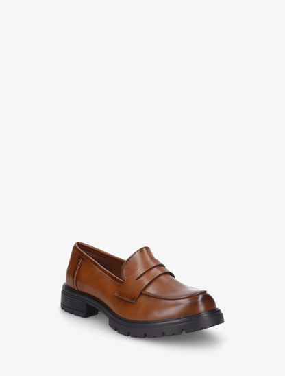 Mocassins classiques en simili - Camel - 2