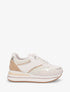Baskets compensées fantaisies - Beige - 1