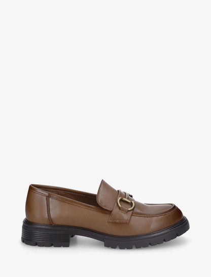 Mocassins à brides basiques - Taupe - 1