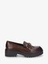 Mocassins à brides stylisées - Marron - 1