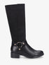 Bottes bimatière à ceinturon - Noir - 1