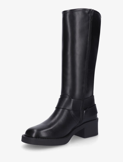 Bottes en simili style rock - Noir - 3