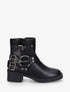 Bottines en simili style rock à boucles - Noir - 5