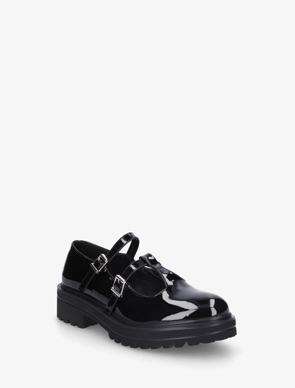 Derbies ajourés à boucles - Noir - 2