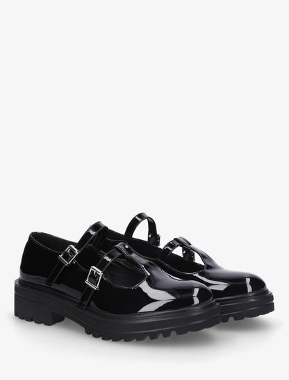 Derbies ajourés à boucles - Noir - 4
