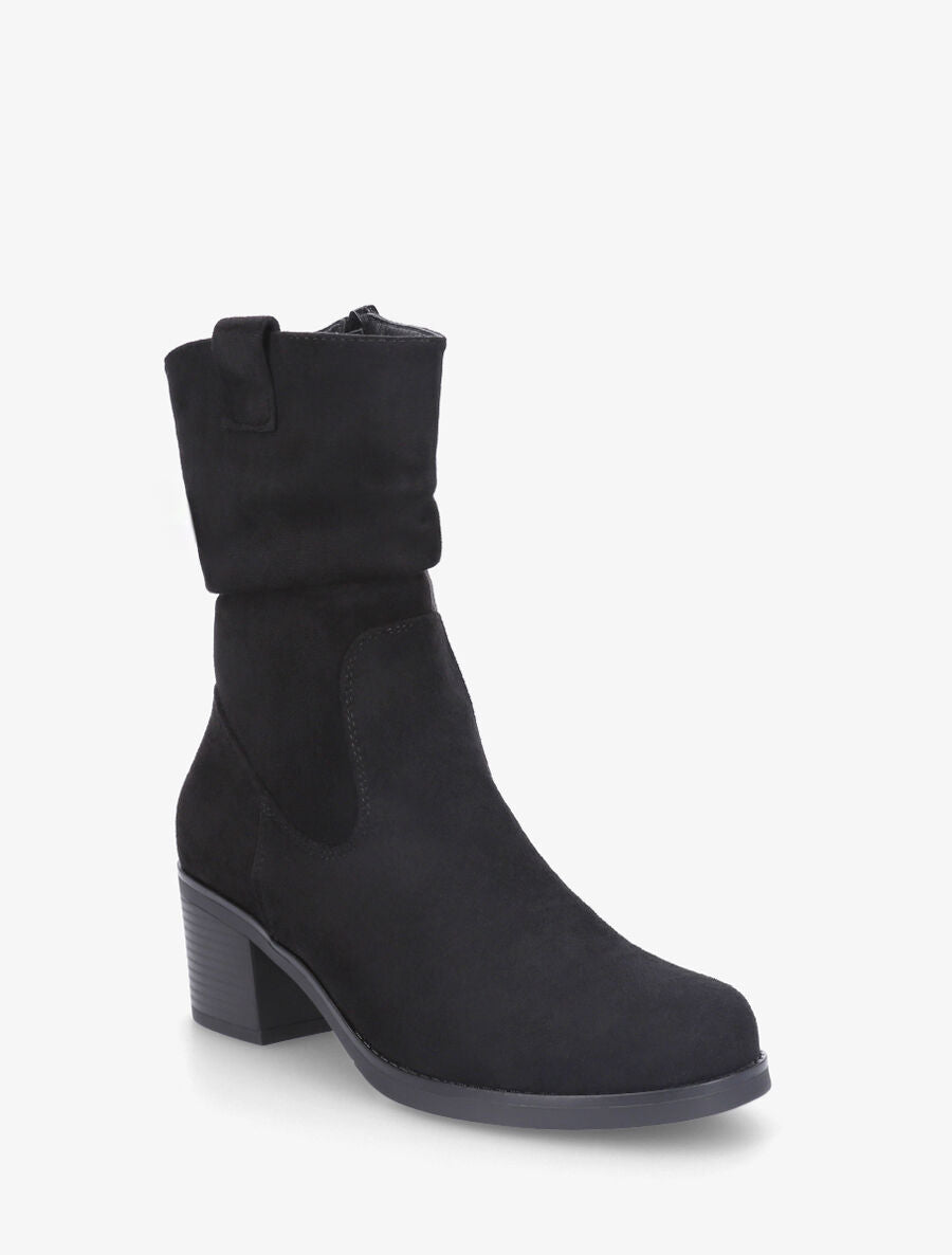Bottines en suédine classique - Noir - 2