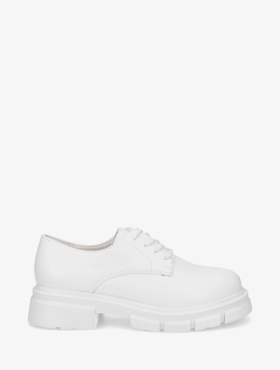 Derbies unies en simili - Blanc - 5
