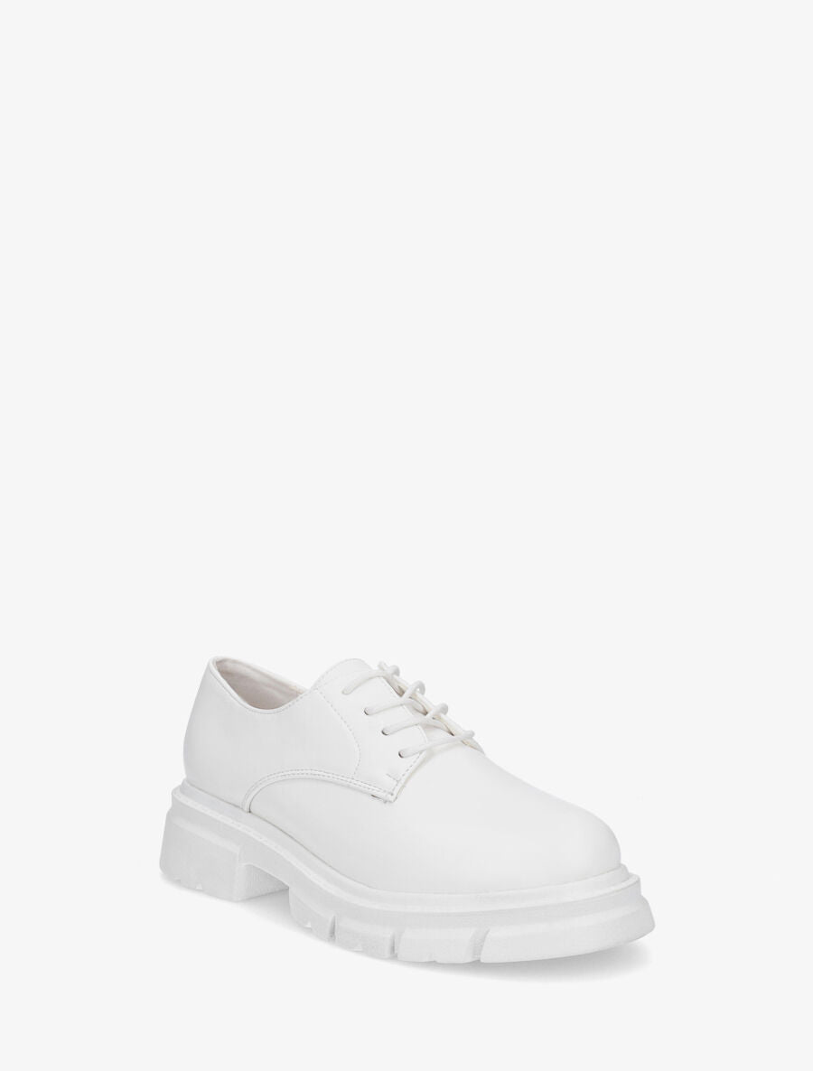 Derbies unies en simili - Blanc - 2